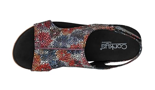 Image of Corkys Footwear Volta Wedge - Chic Elegance Meets All-Year Comfort with a 2-Inch Cork Heel and Marshmallow Insole for Stylish Everyday Wear and All-Day Comfort