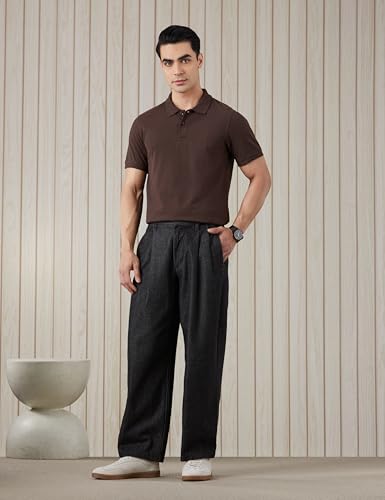 Image of Amazon Brand - Symbol Men's Cotton Rich Solid Polo Tshirt | Collar Tshirts | Half Sleeves | Plain-Regular Fit (Available in Plus Sizes and Combo Pack of 2)