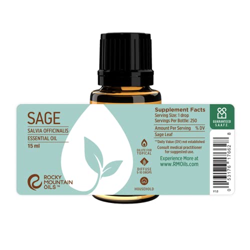 Aceite esencial Sage 15 ml Rocky Mountain Oils miniatura 2
