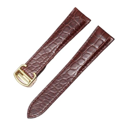 Bracelet en cuir d'alligator pour montre Cartier Solo London