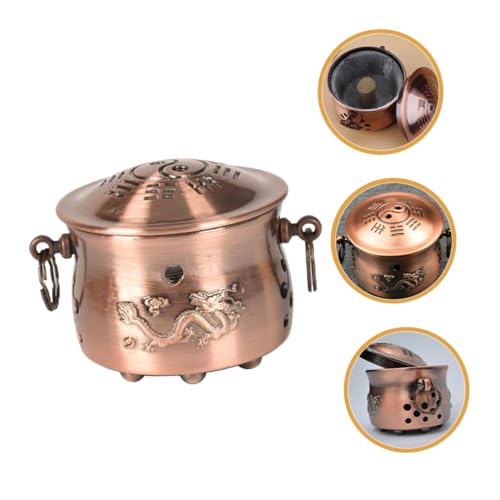 Caja de Moxibustión Holibanna Antique Copper portátil, quemador de moxa multifuncional para cuidado de la salud y uso en el hogar miniatura 7