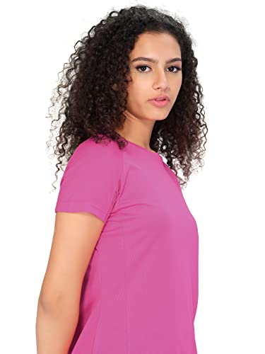 Image of TECHNOSPORT Women's 100% Polyester Regular Fit T-Shirt