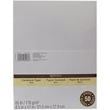 Cardstock Paper Value Pack, 8.5" x 11" in White by Recollections