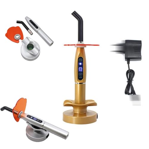 Luz Para Gemas Dentales, Máquina De Curado UV LED Oral, Cura Resina De 2 Mm En 1 Segundo, Luz LED, Tres Modos De Trabajo: Pulso, Luz Fuerte Y Brillo Gradual, Longitud De Onda 420 Nm 480 Nm, Para Aplic