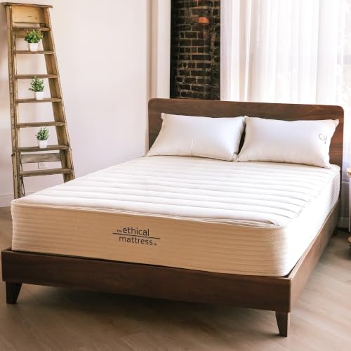 Ethical Mattress Co 10-inch Organic Hybrid Mattress, Non Toxic...