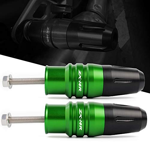Protectores Motor Topes Anticaidas Escape Frame Slider CNC Aluminio para Kawasaki Ninja ZX14R ZZR1400 ZX-14R ZZR 1400