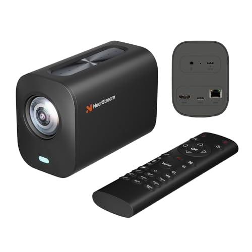 NearStream VM20 4K USB Streaming Camera with 40X Hybrid Zoom/8 Noise-Canceling Mics/Remote Control,...