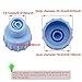 Face Care Skin Beauty Set Hydro Dermabrasion Water Scrub Silicone Tips Small Vortex 3 Pcs for Elitzia ET89 ETLB246 or ETLB248 Beauty Machine
