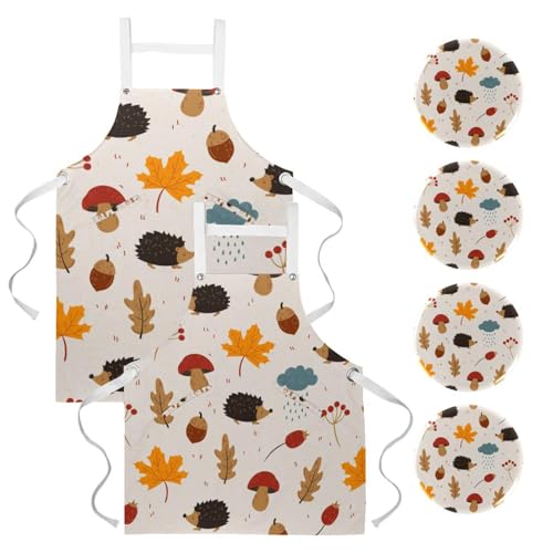 Tablier de serveuse pour cuisine restaurant et nettoyage lot de 2