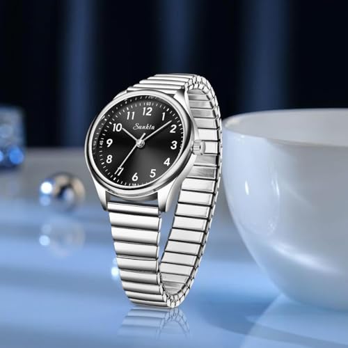 Image of LIGE Luxury Watches for Women Easy Reader Analog Ladies Waterproof Quartz Watches with Stainless Steel Case Wrist Watch