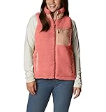 Columbia Chaleco Archer Ridge II para mujer, coral oscuro/flor de melocotón, talla L