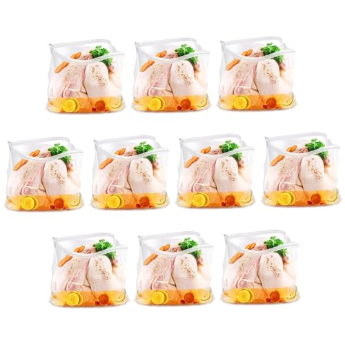 Sac rétractable pour dinde 55x66cm double fermeture éclair transparent - 7