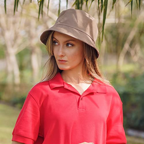 Image of Rosoz 1 & 2 Pack Bucket Hat for Women Men Summer Travel Beach Sun Hat Outdoor Cap Unisex Bucket Hats