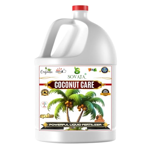 Sovata® Coconut Care, Essential Organic Powerful Liquid Fertilizer For Fast Growth and Heavy Fruiting of Coconut Plants. (500 ml)