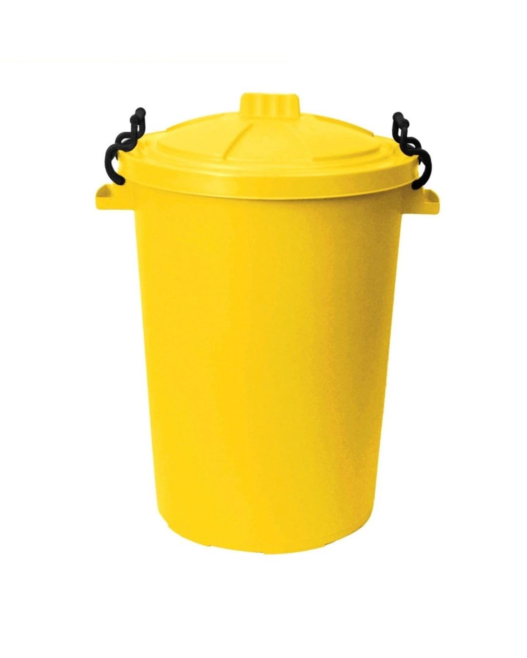 ORGANIZED 90L Heavy Duty Plastic Bin with Clip Lock Lid โ Durable Storage and Waste Bin for Garden Animal Feed and Recycling โ Food Grade Weather Resistant Container