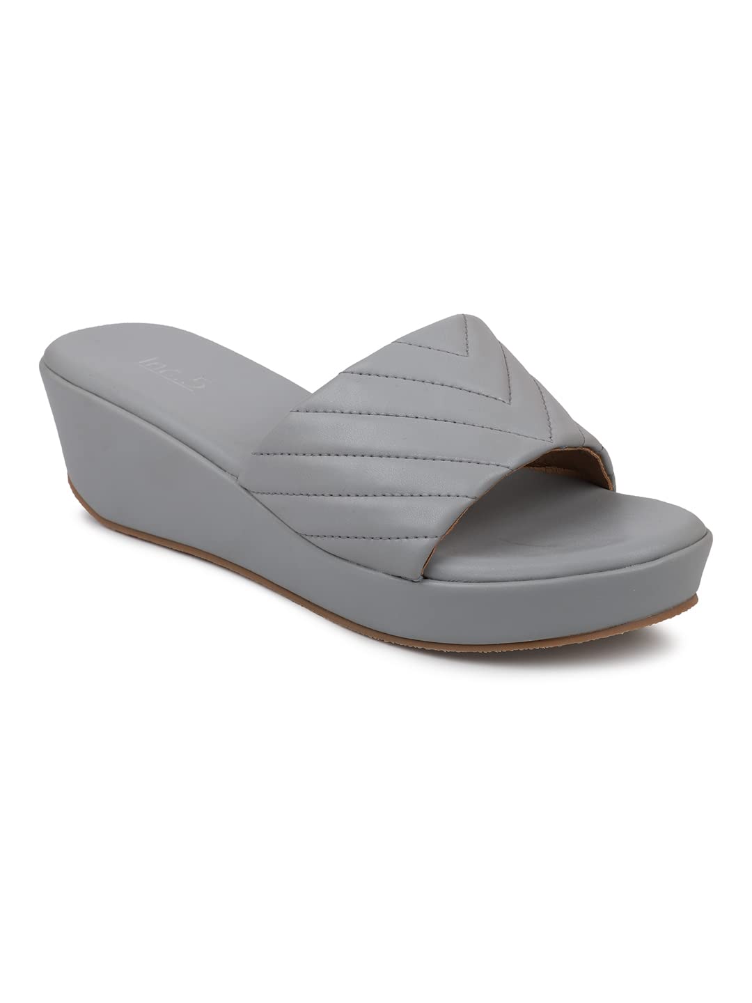 INC 5 Synthetic Slipon Casual Wear Womens Sandals (Grey, 38) (B0B1DBSCYM) Amazon Price History, Amazon Price Tracker