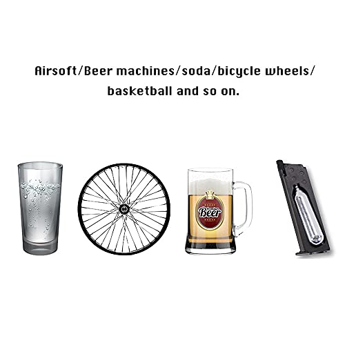 YUANDAN Roestvrij staal Navulbare 12G niet Ingepaste Navulbare CO2 Patroon Gasfles Adapter Recycling - Image 7