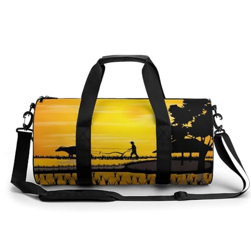 Sac de sport gym bétail ferme et grand sac de voyage week-end duffel