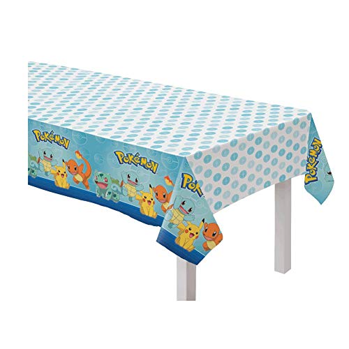 Amscan 572408 Pokemon Design Plastic Table Cover cover