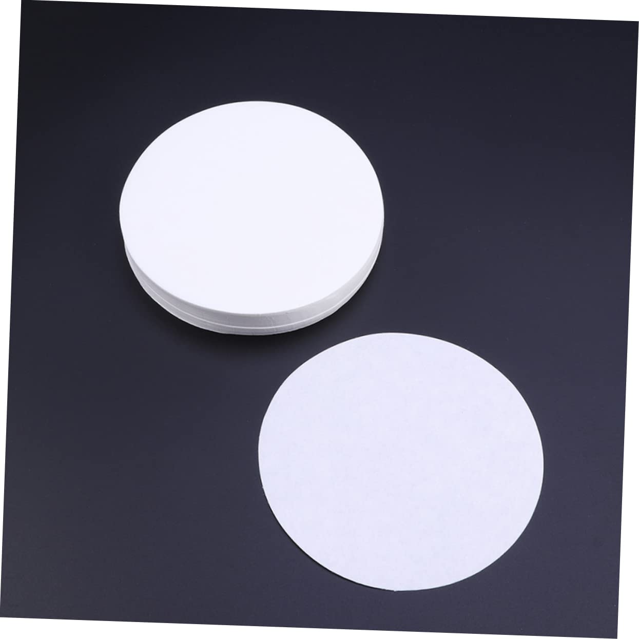 Papel de Filtro Cualitativo de Caudal Medio, 3 Cajas, 15 Cm | Blanco, Formato de Discos, 15x15x0, 01 Cm, para Aplicaciones de Química y Laboratorio Escolar