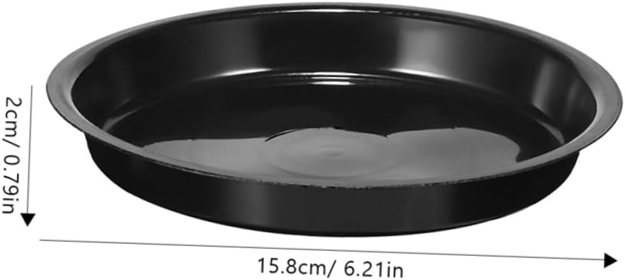 balacoo 80pcs Plant Trays for Pots Round Plant Saucer Flower Pot Water Tray Plastic Garden