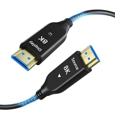 HYairspy 8K 10K 4K HDMI 2.1 Cable 48Gbps 6.6FT/2M, Certified Ultra High Speed HDMI Cables Cord, 10K 8K@60Hz, 4K@120Hz,DTS:X, HDCP 2.2 & 2.3, HDR 10,eARC Compatible for Netflix Roku TV PS5 Xbox & More