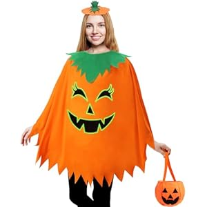 Snwquik 3 Pcs Pumpkin Costume for G...