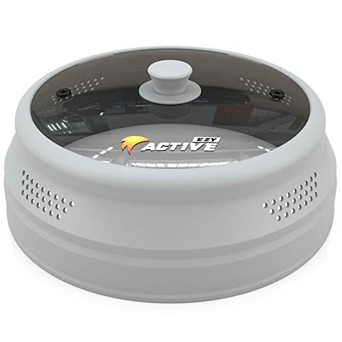 Microwave Splatter Cover Microwave Cover Microwave Cover For Food Silicone with Glass Microwave Food Cover-Plate Cover Anti-Splatter Lid with 98 Steam Vents6–7–8–9-10 inch Plates Bowls Grayy