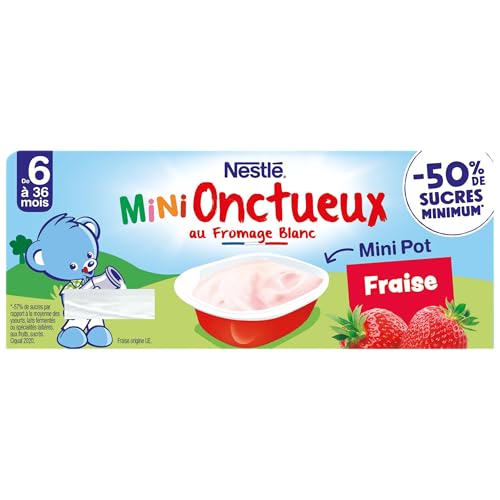 Dessert Bébé Dés Fraise P'tit Onctueux 6 Pots De 50g - vue 6