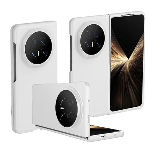 CONAPIKA Case for Honor Magic V5 Ultra-Thin Drop Protection Hard PC Silky-Soft Touch Shockproof Bumper Frosted Anti-Scratch Protective Phone Cover White