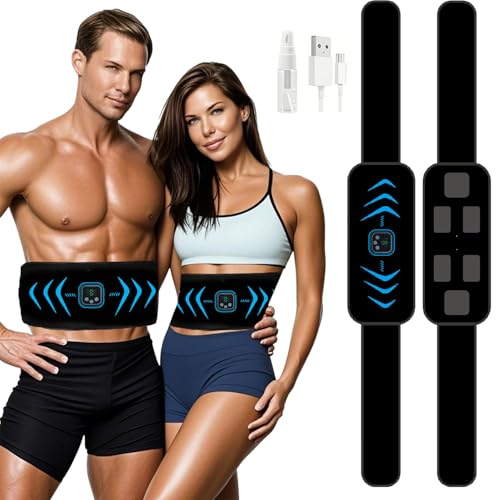 LEMENG EMS Trainingsgerät,Bauchtrainer Elektrisch,EMS Bauchmuskeltrainer...