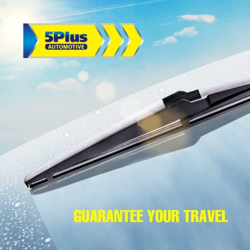 Image of 5 PLUS Custom-Fit Back fits 2011-2013 JEEP Grand Cherokee Rear Wiper Blade | 12 inch Wiper Blade,OEM Quality Premium All-Seasons Rear Wiper blade,Streak-Free Wiping,Quiet Clear Visibility