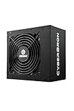 Enermax Cyberbron 500W Power Supply, 80 PLUS Bronze, Non-Modular PSU, Silent Fan, Black Flat Cable, ATX Compact 140mm Size, 5 Year Warranty