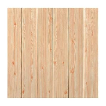 ALOKAH 3D Brick Wallpaper PE Foam self Adhesive Brick Design Wall Stickers/DIY Wallpaper for Home Hotel Living Room Bedroom Cafe Deco Beige- Pack of 1 (70 x 77cm, Appx. 5.8Sq Feet)