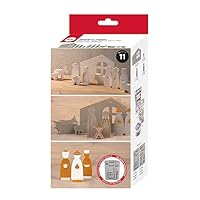 Rayher Moule Pour Pot « CITROUILLE » En Silicone, 2 Pces, 3D, 10cm ø, H. 8, 5cm, Béton Créatif, Raysin, Résine époxy, Décoration, Cadeaux, Rangement, Automne-36162000, Gris