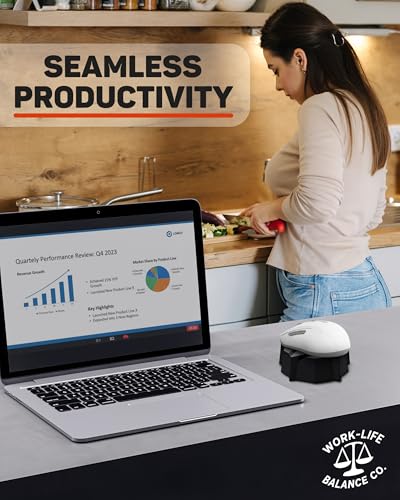 Image of Mechanical Mouse Jiggler, No USB, Cordless, Silent Undetectable Mouse Mover | No Software, Automatic, Wireless, AA Battery 12-18 Months, Keeps PC Laptop Awake, Randomized Movement, Remote Work Wiggler