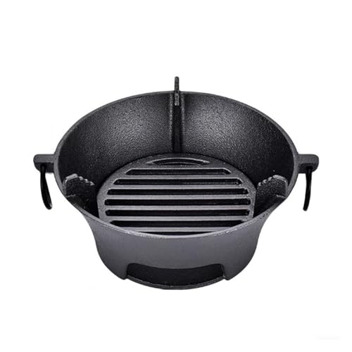 Parrilla portátil japonesa coreana de hierro fundido para acampar al aire libre, cocina equint, perfecta para portón trasero y nics