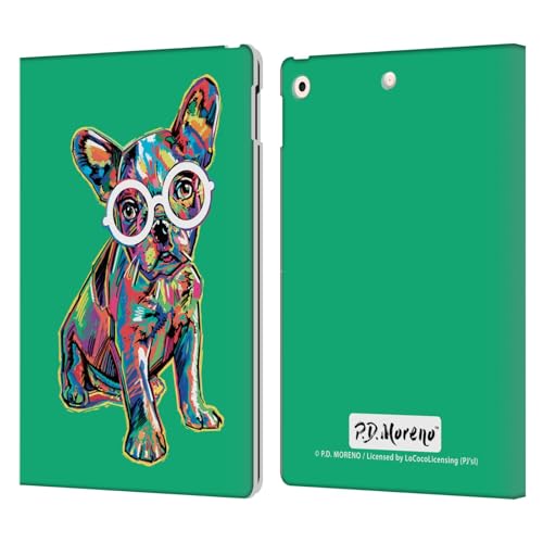 Étui P.D. Moreno French Bulldog pour iPad 10.2 en cuir