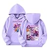 Genérico D-Demon K-Pop Merchandise Sudadera para niñas Sudadera con Estampado X de Bruja K-Pop de Manga Larga Sudadera para niños Top Casual