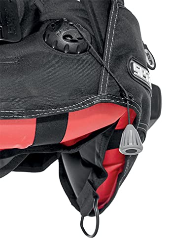 Seac Smart Buoyancy Compensator, Small, Black/Red #TOP3