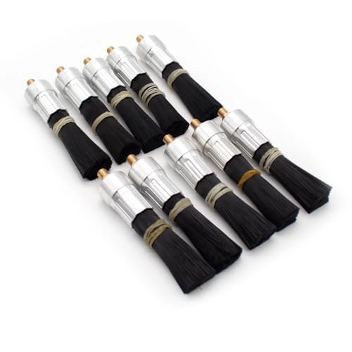 10PCS Lubricating Round Oil Brush Chain Lubrication Brush Guideway Nylon Oiler Escalator Automatic Oiling Brush (M10 Thread)