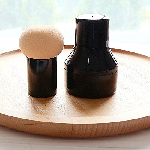 Image of SUNISA 1 Pcs Cosmetic Sponges with Case Set Mushroom Powder Puff Beauty Sponge Blender Face Puff Latex Free Makeup Sponges Brushes for Concealer Foundation Dry & Wet