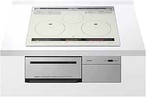 【商品配送のみ】日立 ビルトイン IHクッキングヒーター 火加減マイスター 幅60cm 3口IH ラク旨グリル&オーブン 4色カラー液晶 HT-M8STF S シルバー商品画像