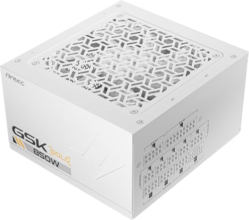 Image of ANTEC GSK850 V2 White ATX3.1, 750W Full Modular PSU, 80 Plus Gold Certified, PCIE 5.1 Support, PhaseWave Design, Zero RPM Manager, 120mm Silent Fan, 10-Year Warranty, Braided Cable