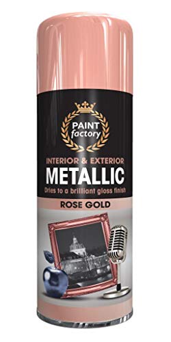 Nitaar New Metallic Finish Rose Gold Spray Paint 400ml Scratch Resistant