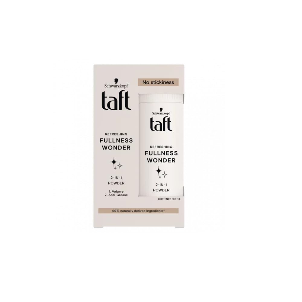 Schwarzkopf Taft Volume powder 10 g Pack of 1 Refreshing Fullness Wonder 2 in 1 Powder Instant Lasting