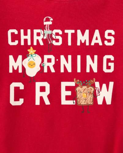 Image of The Children's Place Family Matching Holiday Long Sleeve Pajama Sets, Cotton