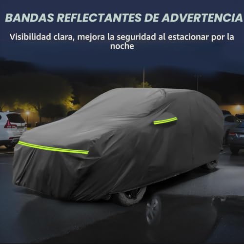 Funda de coche impermeable Seat Arona 2017-2021 con cremallera y material 210D 5