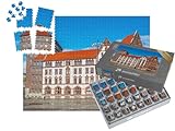 puzzleYOU: SMART Sorted® | Puzzle 1000 Teile leicht gemacht „Friedensplatz im Zentrum von Dortmund, Nordrhein-Westfalen“