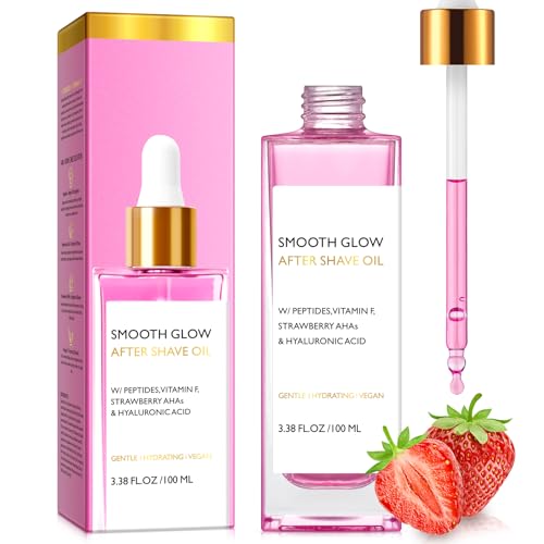 Huile essentielle de fraise à la vanille, nourrissante, hydratante pour une peau lisse après le...